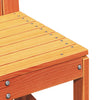 Brauner Gartensofa-Set Iordachi (3-teilig, Kiefernholz)