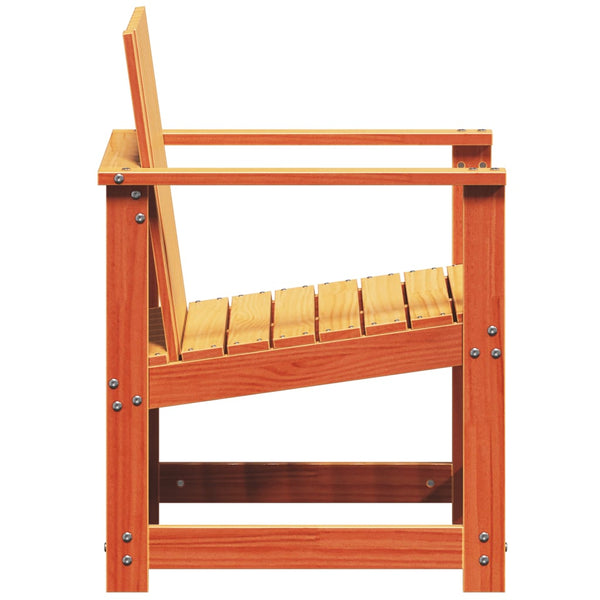 Gartensessel Geneziu wachsbraun 62x56x77cm (Kiefer)