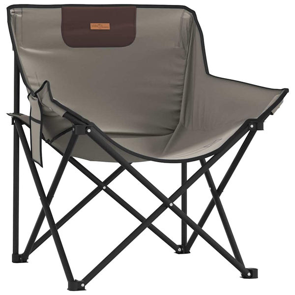Graue klappbare Campingstühle mit Taschen Glicerim (2 Stück)