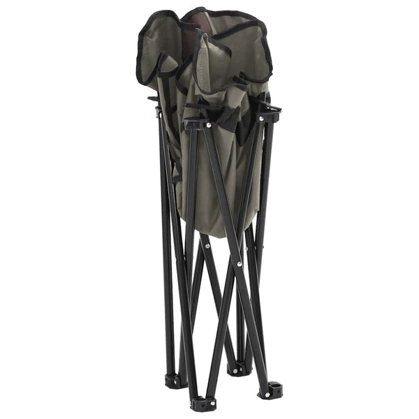 Graue klappbare Campingstühle mit Taschen Glicerim (2 Stück)