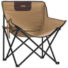 Braune klappbare Campingstühle mit Taschen Glicerim (2 Stück)