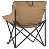 Braune klappbare Campingstühle mit Taschen Glicerim (2 Stück)
