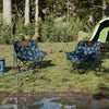 Faltbare Campingstühle mit Taschen Glicerim (2 Stück Blätter-Muster)