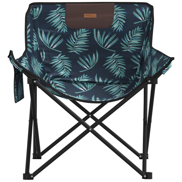 Faltbare Campingstühle mit Taschen Glicerim (2 Stück Blätter-Muster)