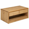 Grauer Couchtisch Sauda Gam 99x55x45cm (Kiefer)