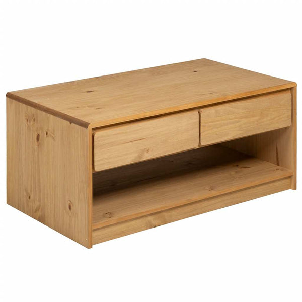Grauer Couchtisch Sauda Gam 99x55x45cm (Kiefer)