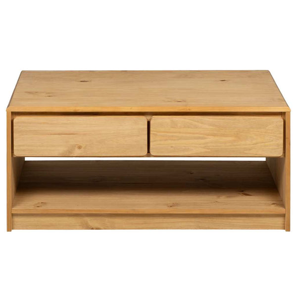 Grauer Couchtisch Sauda Gam 99x55x45cm (Kiefer)