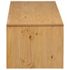 Grauer Couchtisch Sauda Gam 99x55x45cm (Kiefer)