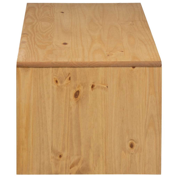 Grauer Couchtisch Sauda Gam 99x55x45cm (Kiefer)