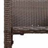 Braune Outdoor-Barhocker Romoca (2er-Set Polyrattan)