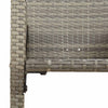 Graue Romoco Outdoor-Barhocker (2 Stück Polyrattan)