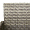 Graue Romoco Outdoor-Barhocker (2 Stück Polyrattan)