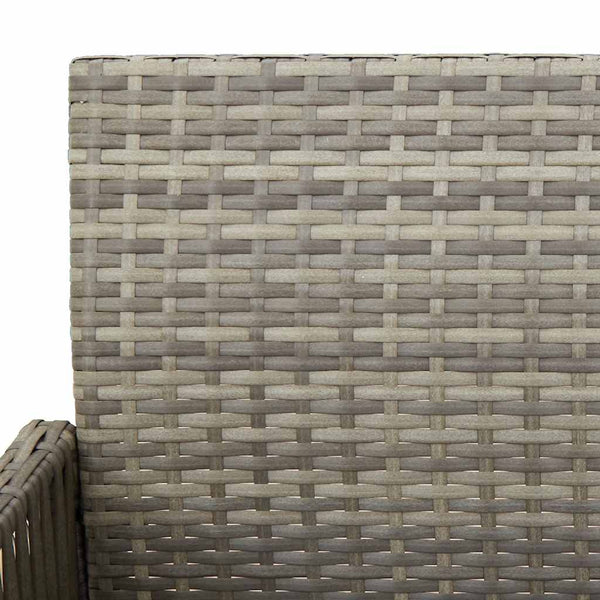 Graue Romoco Outdoor-Barhocker (2 Stück Polyrattan)