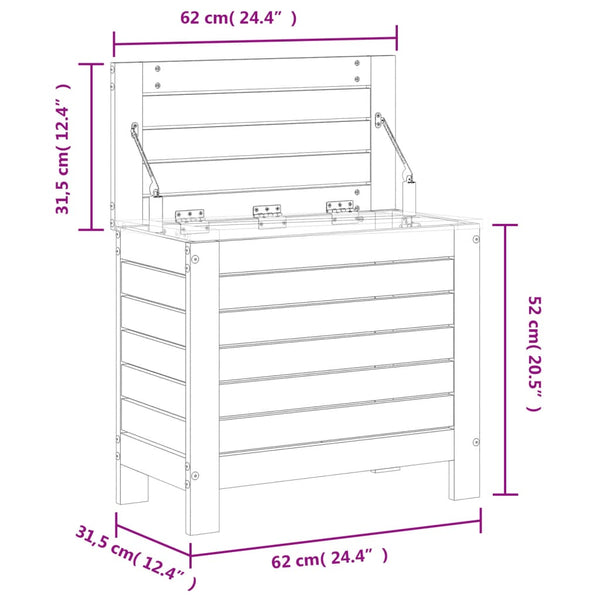 Hocker Lopez 62x31,5x52cm (Kiefer)