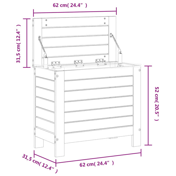Gartenhocker Lopez 62x31,5x52cm (Douglasie)