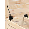 Outdoorhocker Lopez 62x63,5x53,5cm (Kiefer)