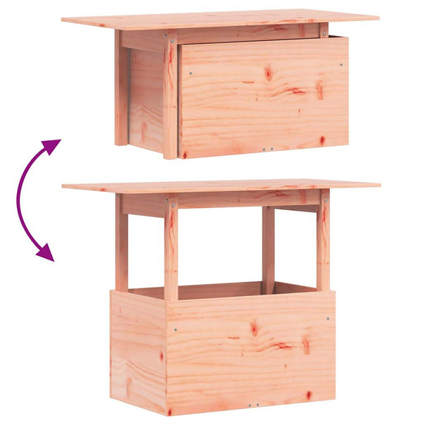 Gartentisch Lopez, Naturfarbe, 100x50x75cm (Douglasie)
