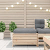 BOHO Kiefernhocker für den Außenbereich mit Kissen