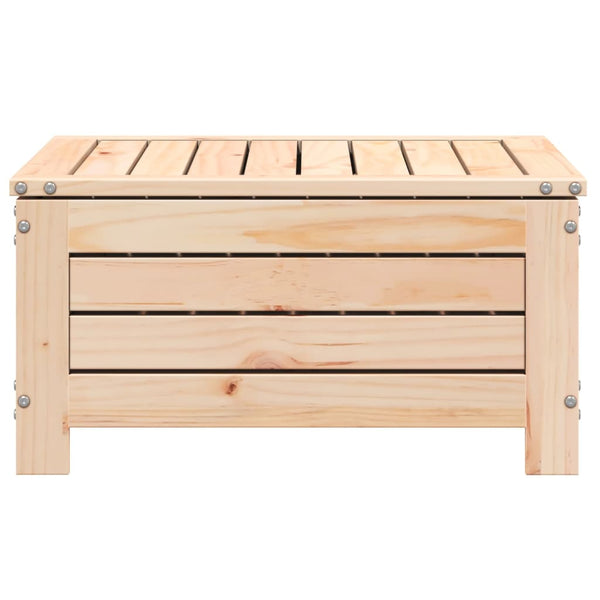 BOHO Kiefernhocker für den Außenbereich mit Kissen
