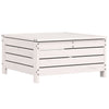 Weißer Outdoor-Hocker mit Kissen Bocea (Kiefer)