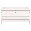 Weißer Outdoor-Hocker mit Kissen Bocea (Kiefer)