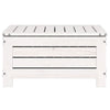 Weißer Outdoor-Hocker mit Kissen Bocea (Kiefer)