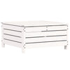 Weißer Outdoor-Hocker mit Kissen Bocea (Kiefer)