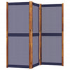 Dunkelblauer Raumteiler Rada 210x180cm (3-teilig)