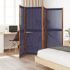 Dunkelblauer Raumteiler Rada 200x180cm (4-teilig)