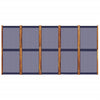 Dunkelblauer Raumteiler Rada 350x180cm (5-teilig)