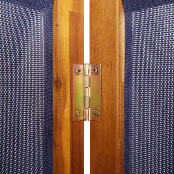 Dunkelblauer Raumteiler Rada 350x180cm (5-teilig)