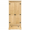 Kleiderschrank Corona Siar 76x50x170cm (Kiefer)