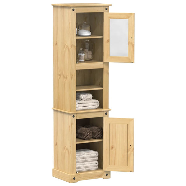 Badezimmerschrank Corona Maddalena 50x40x185cm (Kiefer)