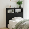 Nculai schwarzer Nachttischschrank 100x17x102cm (mit LED-Beleuchtung)