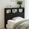 Schwarzer Nachttischschrank Nculai 120x17x102cm (mit LED-Beleuchtung)
