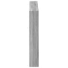 Graues Betthauptschrank Nculai 120x17x102cm (mit LED-Beleuchtung)