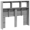 Graues Betthauptschrank Nculai 120x17x102cm (mit LED-Beleuchtung)