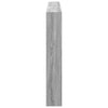 Grauer Kopfteilschrank Nculai 180x17x102cm (mit LED-Beleuchtung Sonoma)