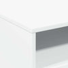 Weißer Couchtisch mit LED-Beleuchtung Montanori 50x49x40cm