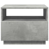 Betongrauer Couchtisch mit LED-Beleuchtung Montanori 50x49x40cm