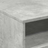 Betongrauer Couchtisch mit LED-Beleuchtung Montanori 50x49x40cm