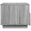 Grauer Couchtisch mit LED-Beleuchtung Montanori 50x49x40cm (Sonoma)