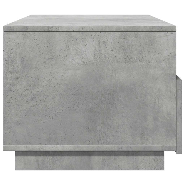 Betoninharmaa sohvapöytä led-valoilla Montanori 90x49x40cm