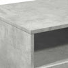 Betoninharmaa sohvapöytä led-valoilla Montanori 90x49x40cm