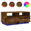 Couchtisch Räuchereiche Montanori 90x49x40cm (mit LED-Beleuchtung)