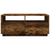 Couchtisch Räuchereiche Montanori 90x49x40cm (mit LED-Beleuchtung)