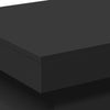 Schwarzer Couchtisch mit LED-Beleuchtung Claudie 50x50x40cm