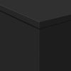 Schwarzer Couchtisch mit LED-Beleuchtung Hantz 50x50x40cm