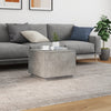 Betongrauer Couchtisch mit LED-Beleuchtung Hantz 50x50x40cm
