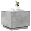 Betongrauer Couchtisch mit LED-Beleuchtung Hantz 50x50x40cm